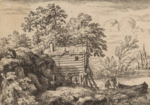 Fischerhütte von Allart van Everdingen