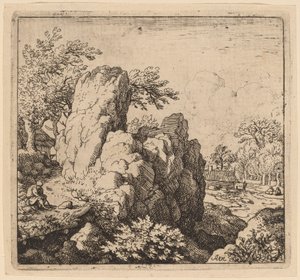 Großer Felsen von Allart van Everdingen