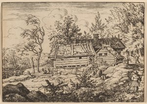 Pilger mit einem Hund, wahrscheinlich um 1645-1656