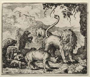Reineke Fuchs: Erste Beschwerde des Wolfs von Allart van Everdingen
