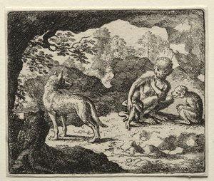 Reineke Fuchs: Der Wolf im Affenbau von Allart van Everdingen