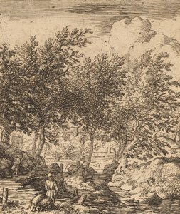 Schweinehirt, wahrscheinlich ca. 1645-1656 von Allart van Everdingen