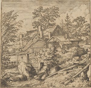 Das Dorf am Berghang, Mitte des 17. Jahrhunderts