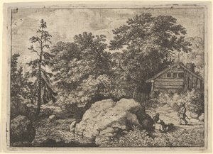 Der Hügel, 17. Jahrhundert von Allart van Everdingen