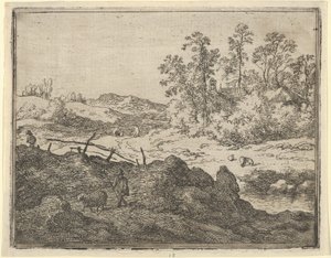 Der Hirte und das Lamm, 17. Jahrhundert von Allart van Everdingen