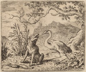 Der Wolf und der Kranich