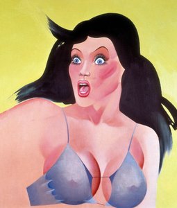 Überraschte Frau