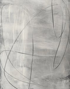 Fließende Silberne Linien von Alma