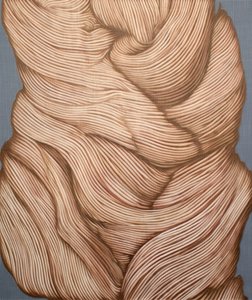 Fließende texturierte Stränge von Alma