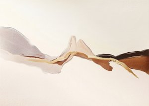 Gelassener abstrakter Fluss