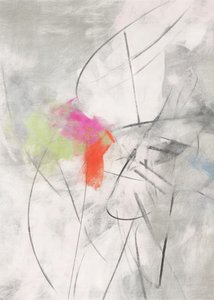 Lebendige abstrakte Striche