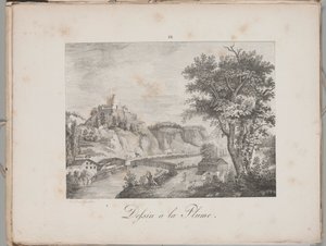 Die Kunst der Lithographie: Landeck in Tirol, Platte III