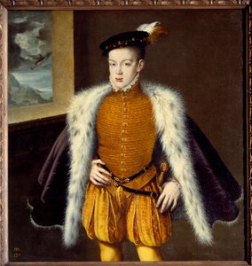 Porträt von Prinz Don Carlos (1545-1568), Sohn von Philipp II. Gemälde von Alonso Sanchez Coello (1531-1588) von Alonso Sánchez Coello
