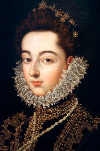 Porträt der Infantin Catalina Michaela von Österreich, um 1582-1585 von Alonso Sánchez Coello
