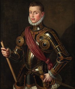 Don Juan von Österreich bewaffnet von Alonso Sánchez Coello