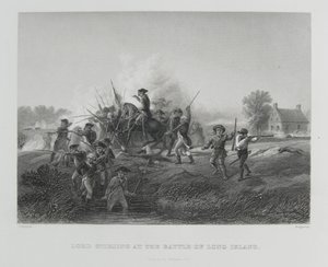 Lord Stirling in der Schlacht von Long Island, 1776 von Alonzo Chappel
