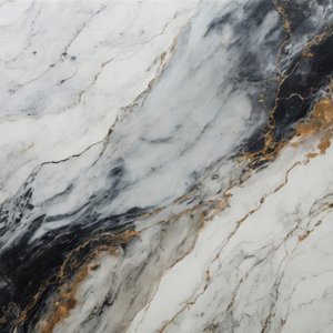 Schwarzer Goldmarmor