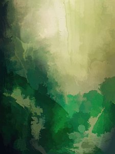 Ätherische Grüne Landschaft
