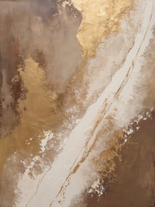 Goldener abstrakter Fluss