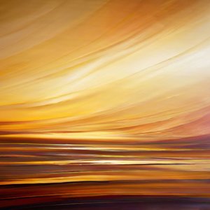 Goldener Horizontwellen