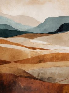 Geschichtete Wüstenlandschaft