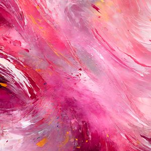 Lebendige pinke Bewegung