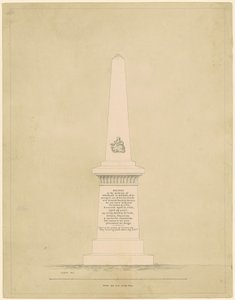 Entwurf für ein Denkmal in Erinnerung an George B. Doane