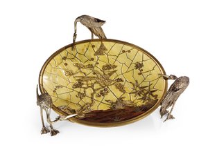 Tazza, Marketerie von Ferdinand Duvinage, zweite Hälfte des 19. Jahrhunderts von Alphonse Gustave Giroux