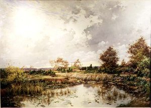 Der See von Alphonse Henri Mazard