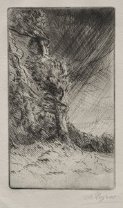 Ein Windstoß von Alphonse Legros