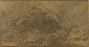 Nach der Schlacht von Alphonse Legros