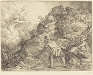 Allegorie des Bauern und des Glücks