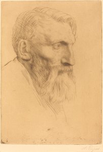 Auguste Rodin von Alphonse Legros