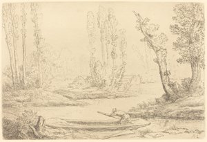 Ufer der Somme bei Amiens von Alphonse Legros