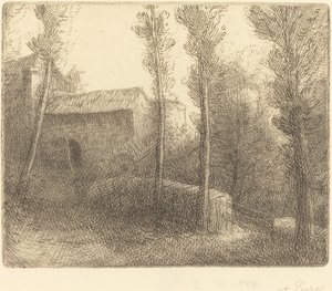 Brücke an der Mühle von Alphonse Legros