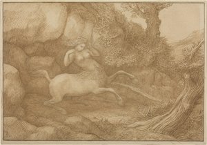 Zentaurenfrau von Alphonse Legros