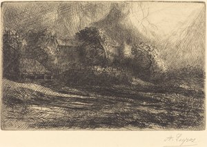 Chailli im Sturm von Alphonse Legros