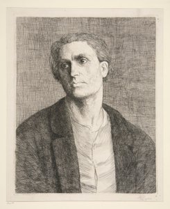 Studie eines Kopfes von Alphonse Legros