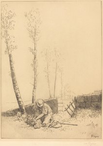 Das Finden des Schafes von Alphonse Legros