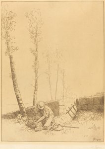 Das Schaf finden (Le mouton retrouvé) von Alphonse Legros