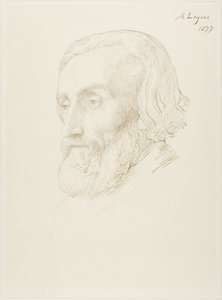 Kopf eines Mannes von Alphonse Legros