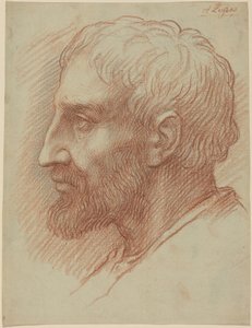 Kopf eines Mannes von Alphonse Legros