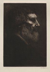 Kopf eines Mannes von Alphonse Legros