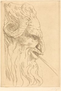 Kopf eines Satyrs