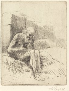 Hiob, 2. Tafel von Alphonse Legros