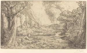 Landschaft von Alphonse Legros