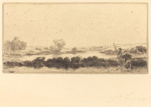 Landschaft mit Moor, In den Sümpfen von Alphonse Legros