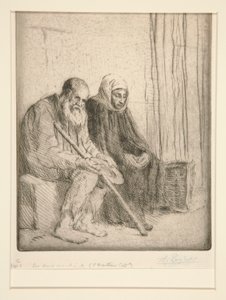 Les Deux Mendiants (Zwei Bettler) von Alphonse Legros