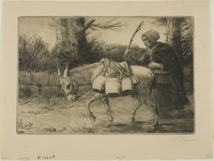 Milchmädchen von Alphonse Legros