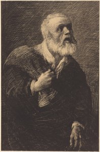 Nacht Ausrufer (Le crieur de nuit) von Alphonse Legros
